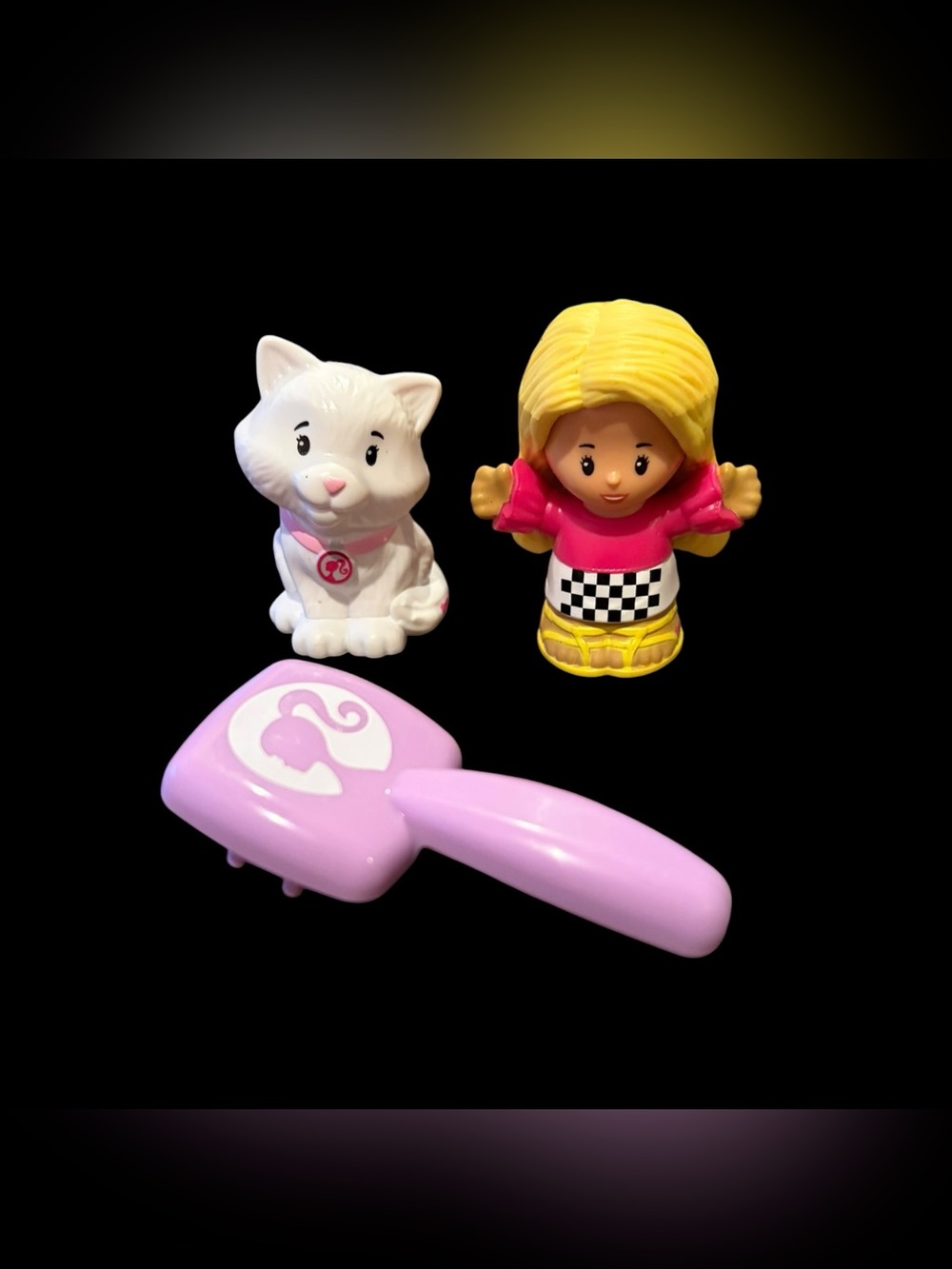 Fisher-Price Little People Barbie Play & Care Pet Spa Replacement Figures Brush